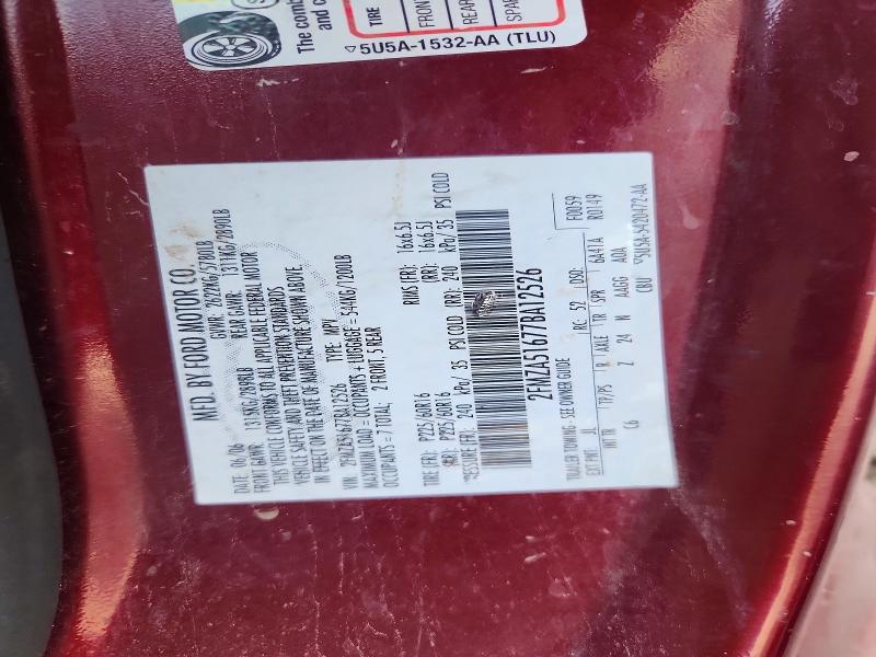 Aukcja sprzedaży 2007 Ford Freestar, vin: 2FMZA51677BA12526, numer aukcji: 65991706