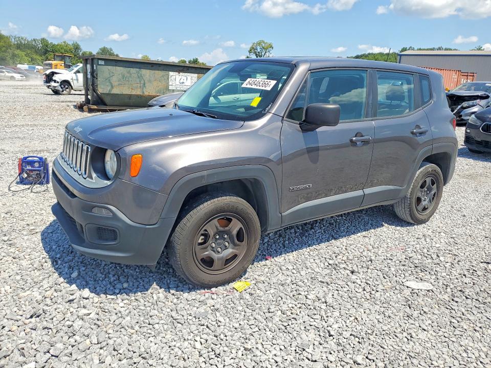 64846366 :رقم المزاد ، ZACCJBAB3HPF29096 vin ، 2017 Jeep Renegade مزاد بيع