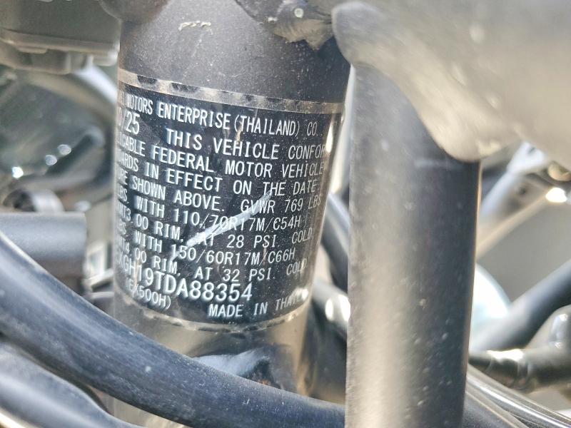 65146606 :رقم المزاد ، ML5EXGH19TDA88354 vin ، 2026 Kawasaki Ex500 مزاد بيع