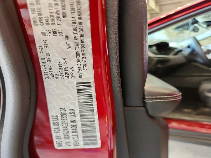 Продажа на аукционе авто 2023 Jeep Grand Cherokee, vin: 1C4RJKAG2P8820104, номер лота: 66530626