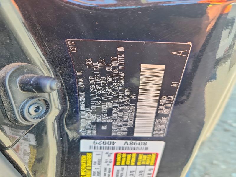 63648666 :رقم المزاد ، 5TDXK3DC0CS239841 vin ، 2012 Toyota Sienna مزاد بيع