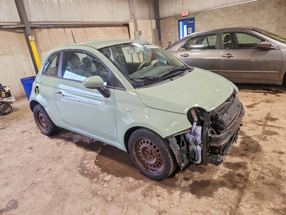 2013 Fiat 500 მანქანა იყიდება აუქციონზე, vin: 3C3CFFAR5DT528609, აუქციონის ნომერი: 63737186
