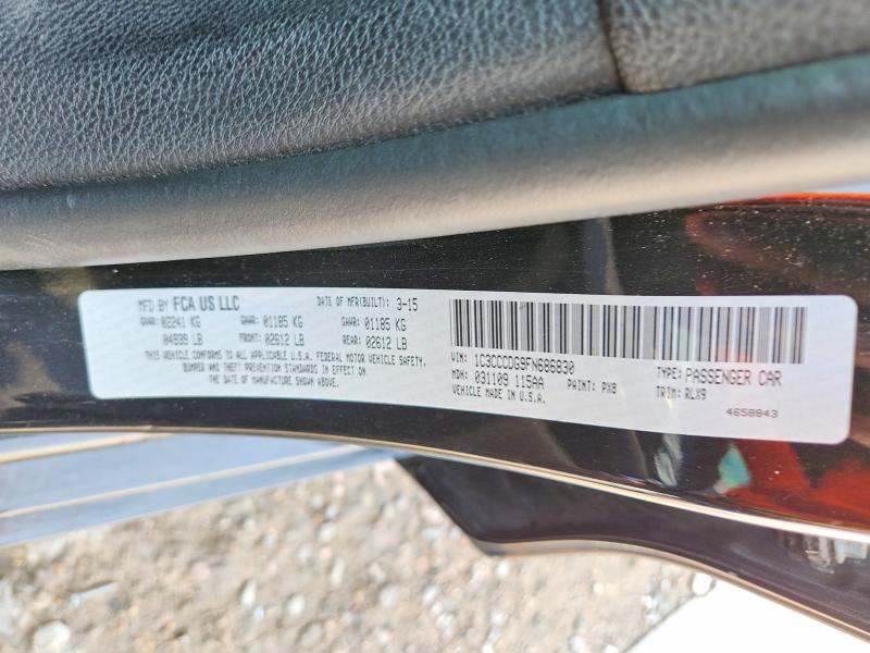 Продажа на аукционе авто 2015 Chrysler 200, vin: 1C3CCCDG9FN686830, номер лота: 63776756