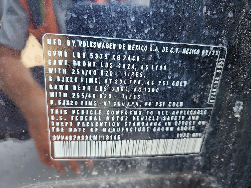 Продажа на аукционе авто 2020 Volkswagen Tiguan, vin: 3VV4B7AXXLM113165, номер лота: 63705936
