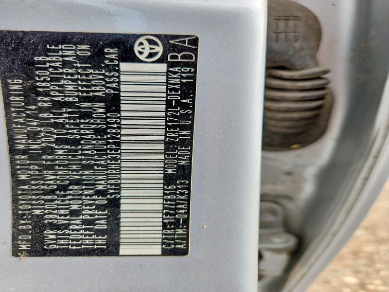 65615786 :رقم المزاد ، 5YFBURHE3EP128490 vin ، 2014 Toyota Corolla مزاد بيع