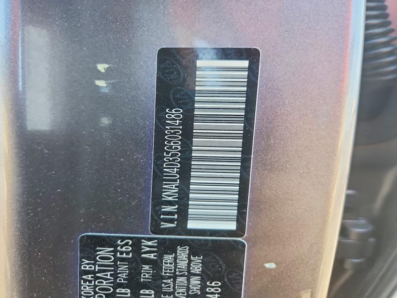 66429136 :رقم المزاد ، KNALU4D35G6031486 vin ، 2016 Kia K900 مزاد بيع