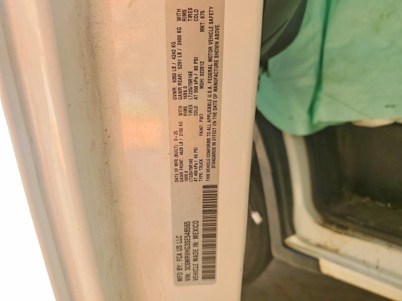Aukcja sprzedaży 2025 Ram Promaster 3500, vin: 3C6MRVHG3SE548565, numer aukcji: 66911596