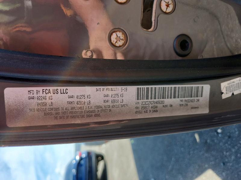 63836716 :رقم المزاد ، 2C3CDZAG7KH656393 vin ، 2019 Dodge Challenger مزاد بيع