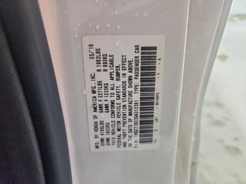 Продаж на аукціоні авто 2016 Honda Accord, vin: 1HGCT1B33GA012361, номер лоту: 63980346