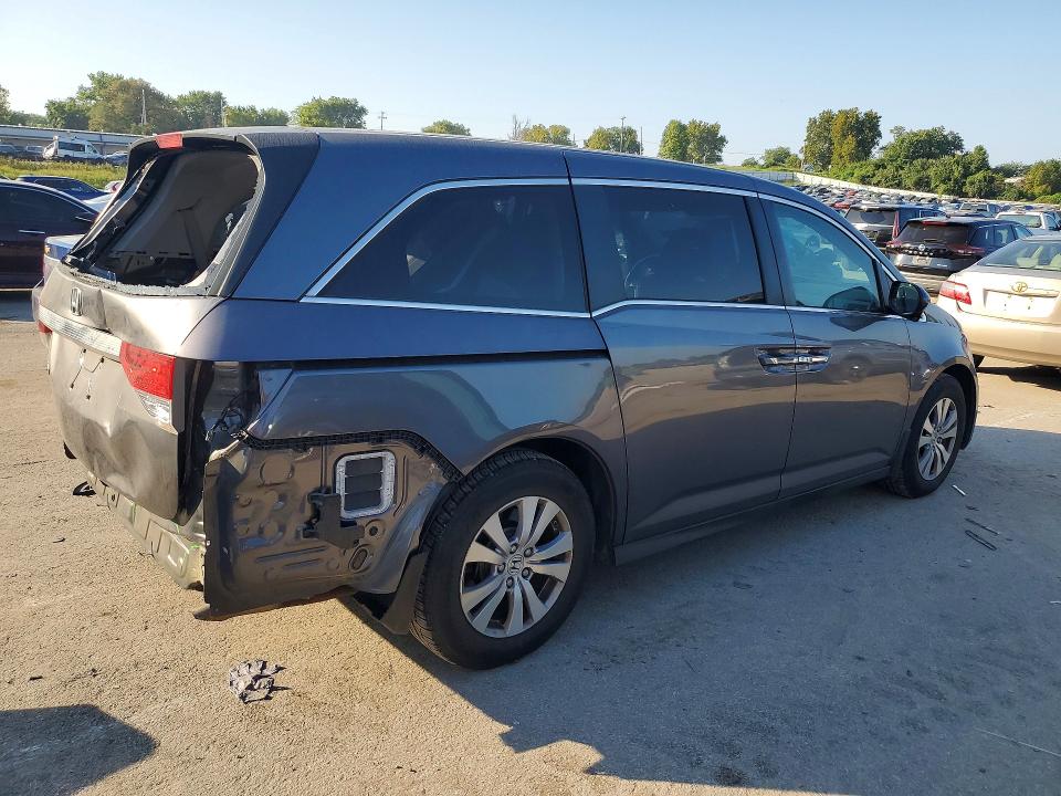 66641536 :رقم المزاد ، 5FNRL5H43FB008204 vin ، 2015 Honda Odyssey مزاد بيع