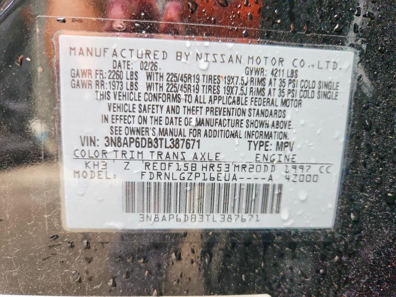 Продажа на аукционе авто 2026 Nissan Kicks, vin: 3N8AP6DB3TL387671, номер лота: 67125986