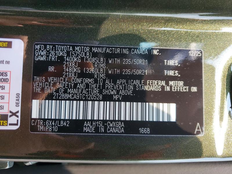Продажа на аукционе авто 2026 Lexus Rx 350h, vin: 2T2BBMCA9TC120528, номер лота: 64414586