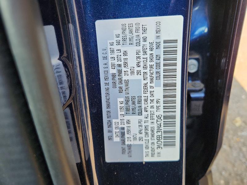 Продажа на аукционе авто 2022 Mazda Cx-30, vin: 3MVDMBBL3NM447045, номер лота: 66507026