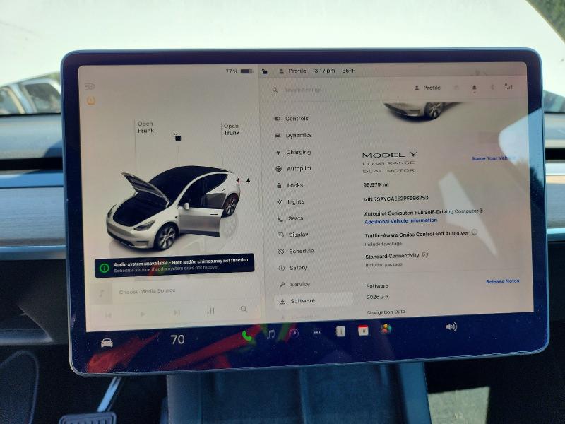 Aukcja sprzedaży 2023 Tesla Model Y, vin: 7SAYGAEE2PF596753, numer aukcji: 65138486