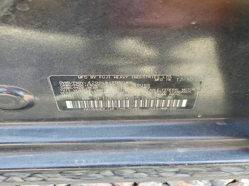 Продажа на аукционе авто 2011 Subaru Impreza, vin: JF1GE6B6XBH512282, номер лота: 65835436