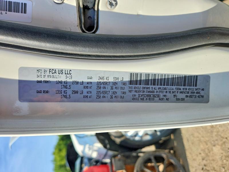 Aukcja sprzedaży 2019 Dodge Journey, vin: 3C4PDCAB8KT862361, numer aukcji: 65047646