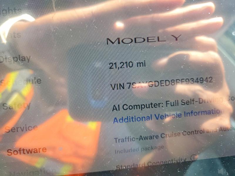 65716556 :رقم المزاد ، 7SAYGDED8PF934942 vin ، 2023 Tesla Model Y مزاد بيع