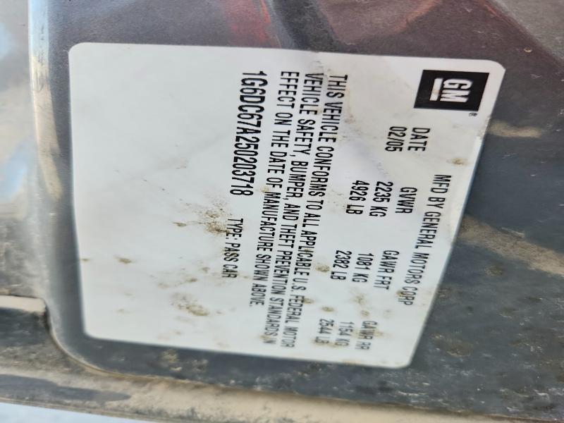 Продаж на аукціоні авто 2005 Cadillac Sts, vin: 1G6DC67A250203718, номер лоту: 63837036