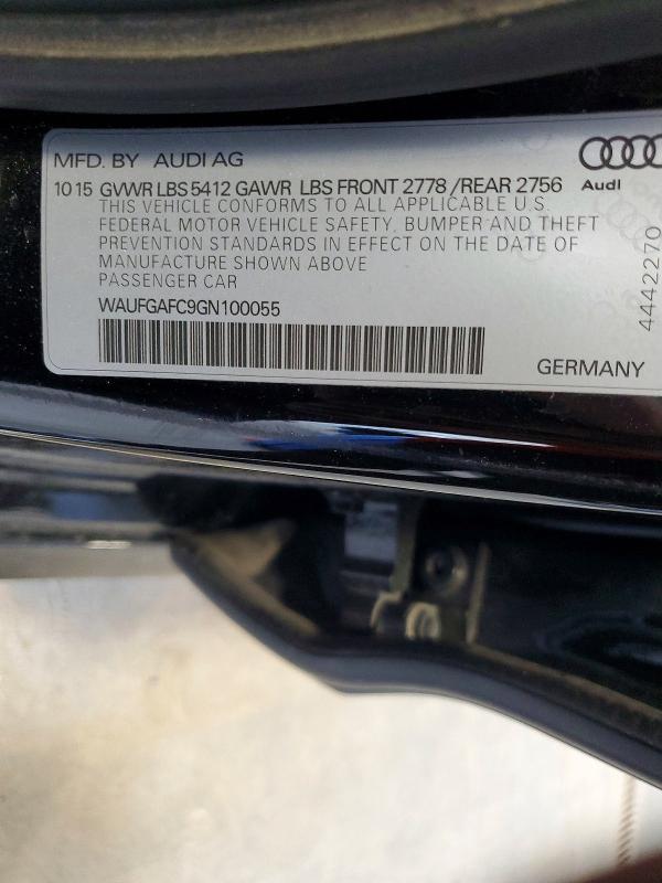 66982776 :رقم المزاد ، WAUFGAFC9GN100055 vin ، 2016 Audi A6 مزاد بيع
