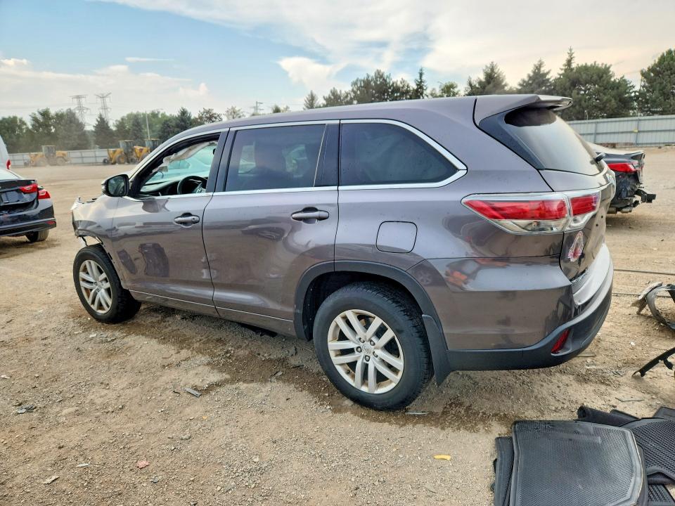 65705306 :رقم المزاد ، 5TDBKRFH6FS193572 vin ، 2015 Toyota Highlander مزاد بيع