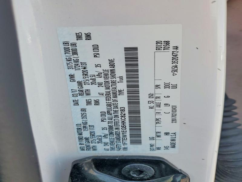 Продаж на аукціоні авто 2017 Ford F150, vin: 1FTEW1EG5HKC82183, номер лоту: 66999186