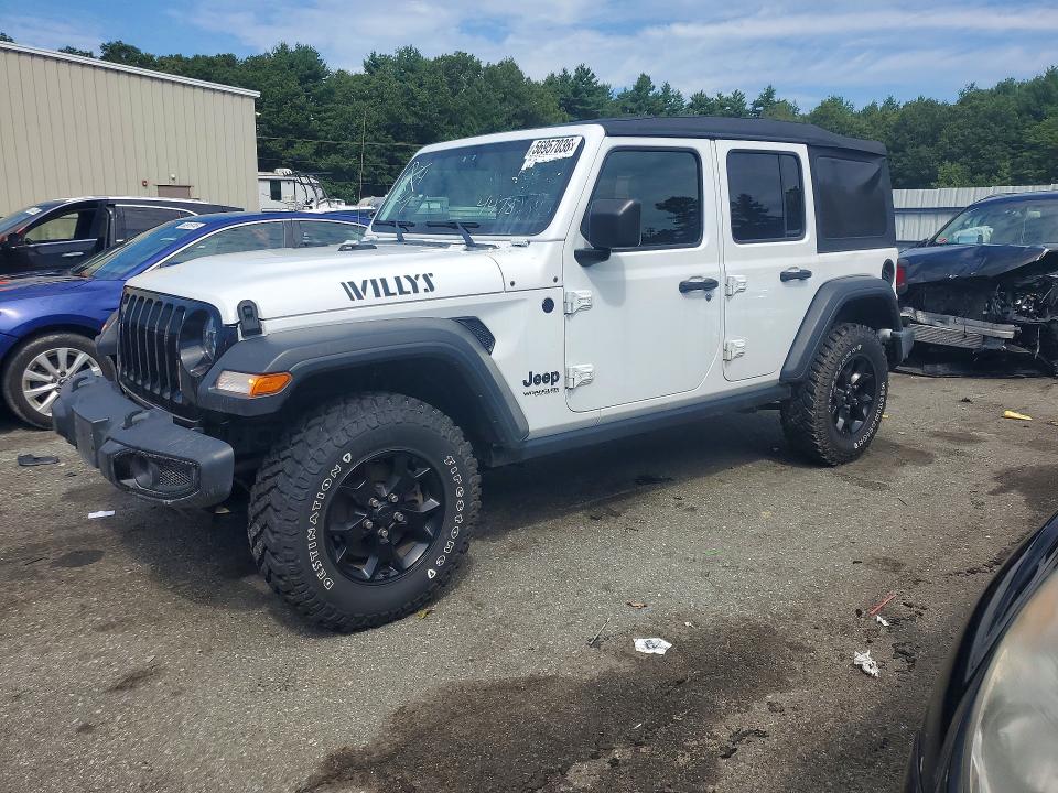 Продажа на аукционе авто 2021 Jeep Wrangler Unlimited, vin: 1C4HJXDG3MW511723, номер лота: 56957036