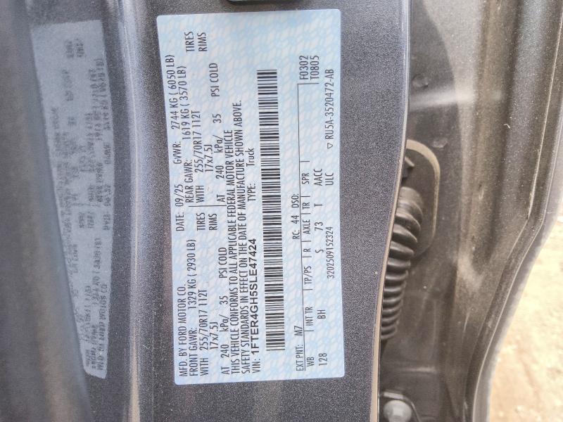 Aukcja sprzedaży 2025 Ford Ranger, vin: 1FTER4GH5SLE47424, numer aukcji: 66819466