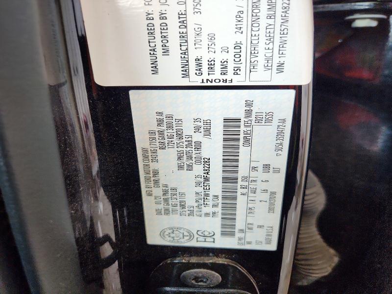 65351726 :رقم المزاد ، 1FTFW1E57MFA82282 vin ، 2021 Ford F150 مزاد بيع