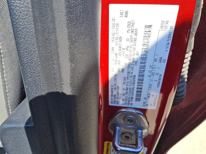 69807766 :رقم المزاد ، 1FMCU0G68LUB02599 vin ، 2020 Ford Escape مزاد بيع