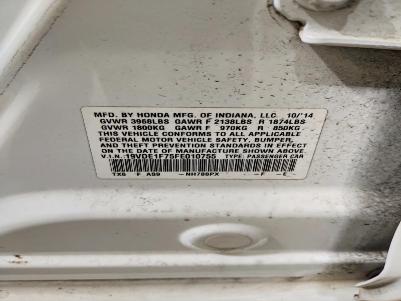 Продажа на аукционе авто 2015 Acura Ilx, vin: 19VDE1F75FE010755, номер лота: 63799136