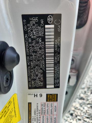 Aukcja sprzedaży 2019 Toyota Prius, vin: JTDKARFU4K3087004, numer aukcji: 63923946