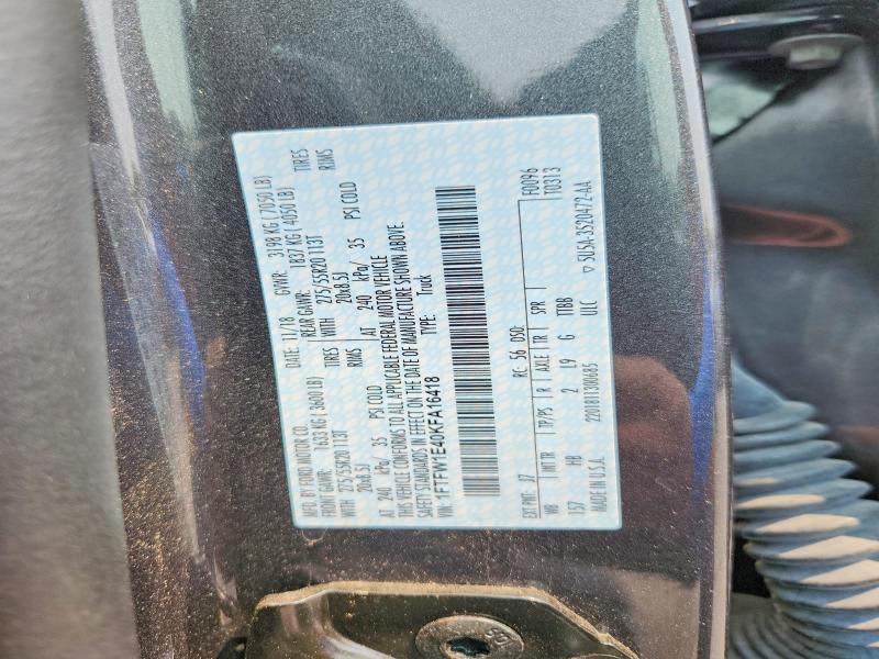 Продажа на аукционе авто 2019 Ford F150, vin: 1FTFW1E40KFA16418, номер лота: 63467276