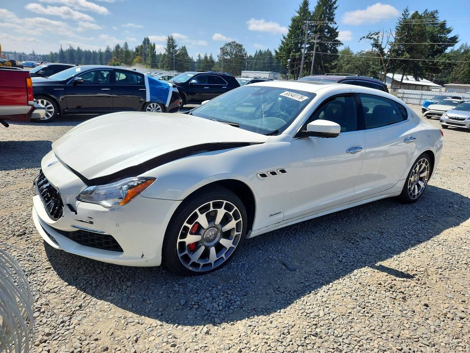 2017 Maserati Quattroporte მანქანა იყიდება აუქციონზე, vin: ZAM56RRLXH1217398, აუქციონის ნომერი: 65540176