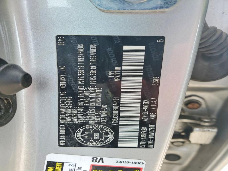 Продаж на аукціоні авто 2015 Toyota Venza, vin: 4T3BA3BB8FU074101, номер лоту: 64137606