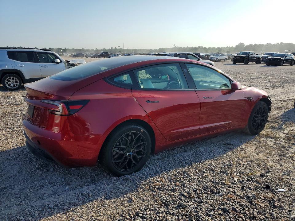 2025 Tesla Model 3 მანქანა იყიდება აუქციონზე, vin: 5YJ3E1EA0SF998340, აუქციონის ნომერი: 63563696
