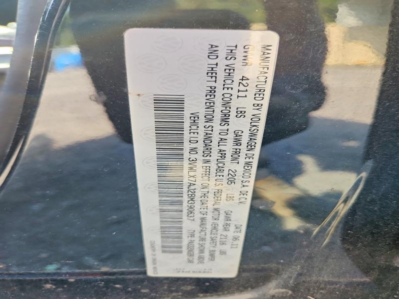 Продажа на аукционе авто 2011 Volkswagen Jetta, vin: 3VWLX7AJ2BM390637, номер лота: 66696776