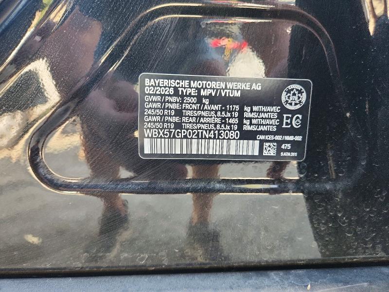 Продаж на аукціоні авто 2026 Bmw X3, vin: WBX57GP02TN413080, номер лоту: 65789566