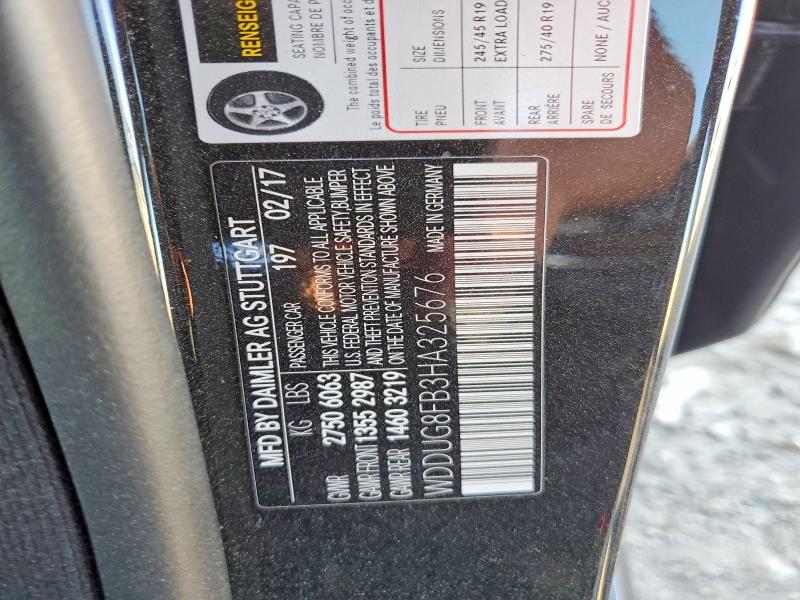 Продажа на аукционе авто 2017 Mercedes-benz S, vin: WDDUG8FB3HA325676, номер лота: 66925026