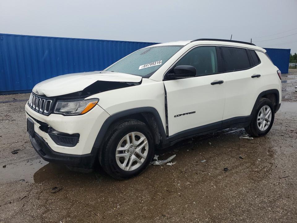 Продаж на аукціоні авто 2019 Jeep Compass, vin: 3C4NJCAB0KT848003, номер лоту: 64799316