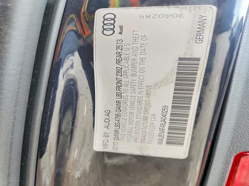 Aukcja sprzedaży 2018 Audi A4, vin: WAUENAF48JA040259, numer aukcji: 64990626