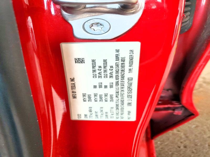 Aukcja sprzedaży 2023 Tesla Model 3, vin: 5YJ3E1EA5PF447103, numer aukcji: 67327036