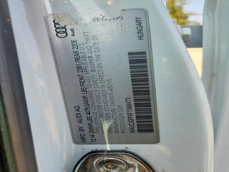 Продаж на аукціоні авто 2015 Audi A3, vin: WAUCJGFFXF1088473, номер лоту: 63990526