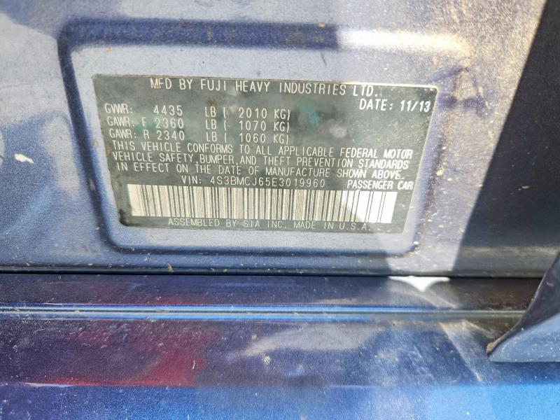 Aukcja sprzedaży 2014 Subaru Legacy, vin: 4S3BMCJ65E3019960, numer aukcji: 66213776