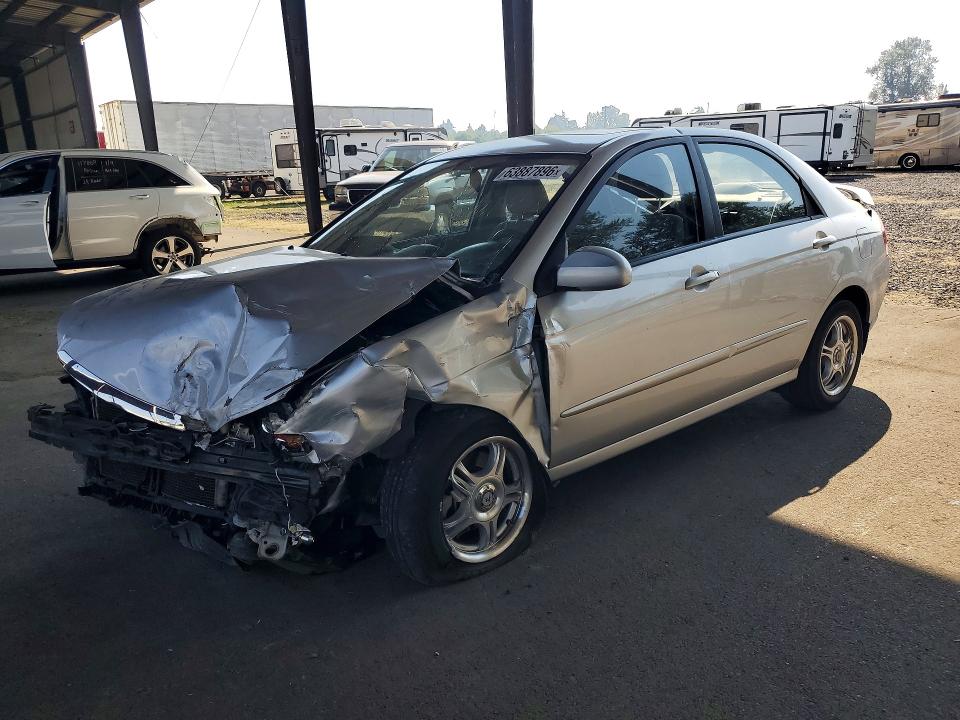 2009 Kia Spectra მანქანა იყიდება აუქციონზე, vin: KNAFE222695655248, აუქციონის ნომერი: 63887896