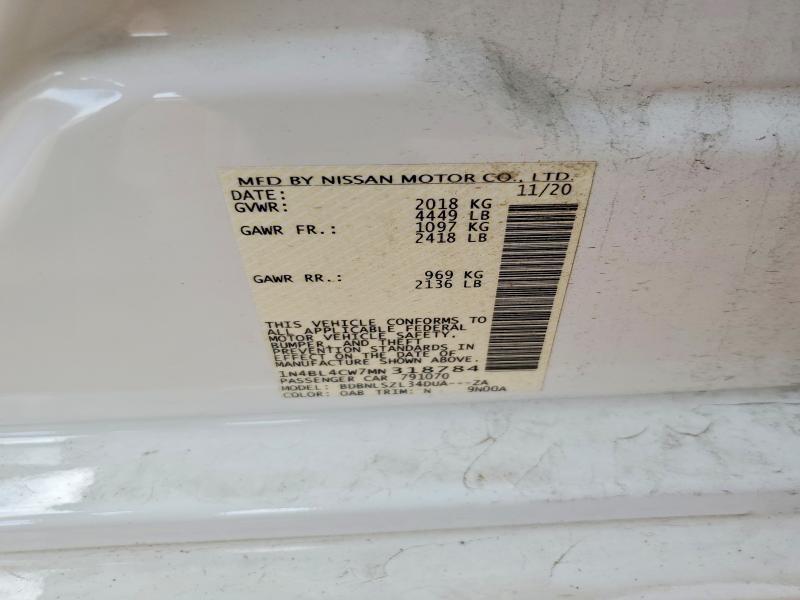 Продаж на аукціоні авто 2021 Nissan Altima, vin: 1N4BL4CW7MN318784, номер лоту: 63199256