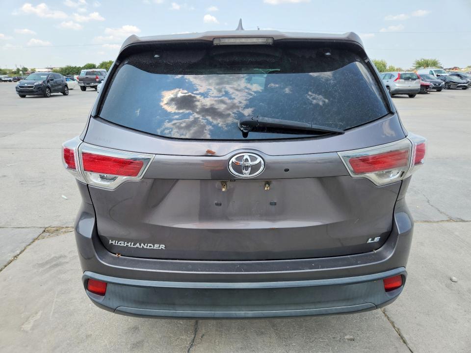 Aukcja sprzedaży 2015 Toyota Highlander, vin: 5TDZKRFH6FS104338, numer aukcji: 63750996