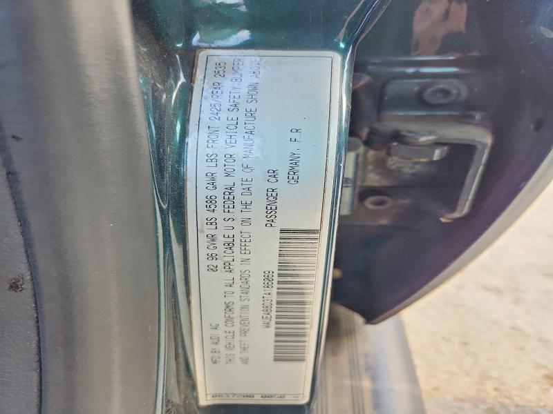 Aukcja sprzedaży 1996 Audi A4, vin: WAUEA88D3TA186069, numer aukcji: 65166866