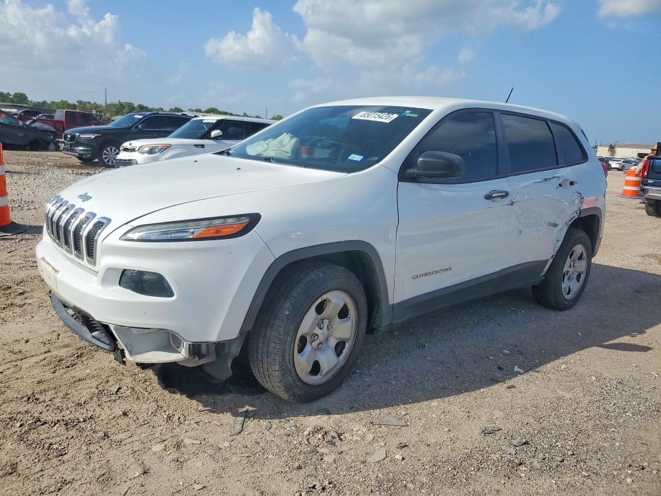 2015 Jeep Cherokee მანქანა იყიდება აუქციონზე, vin: 1C4PJLABXFW596737, აუქციონის ნომერი: 65015426
