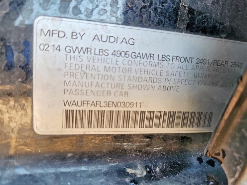 Aukcja sprzedaży 2014 Audi A4, vin: WAUFFAFL3EN030911, numer aukcji: 64447376