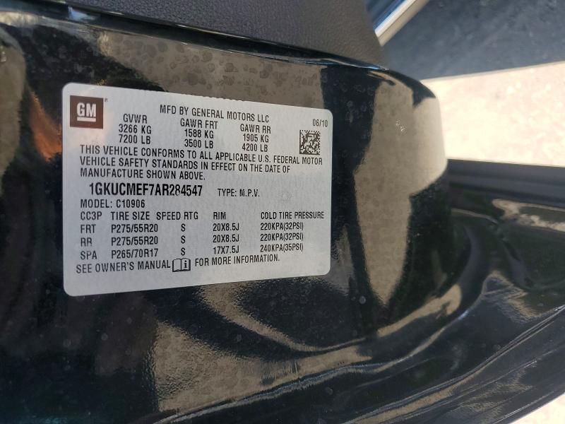 Aukcja sprzedaży 2010 Gmc Yukon Xl, vin: 1GKUCMEF7AR284547, numer aukcji: 64127956